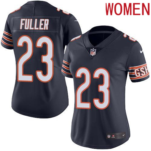 2019 Women Chicago Bears 23 Fuller BLUE Nike Vapor Untouchable Limited NFL Jersey